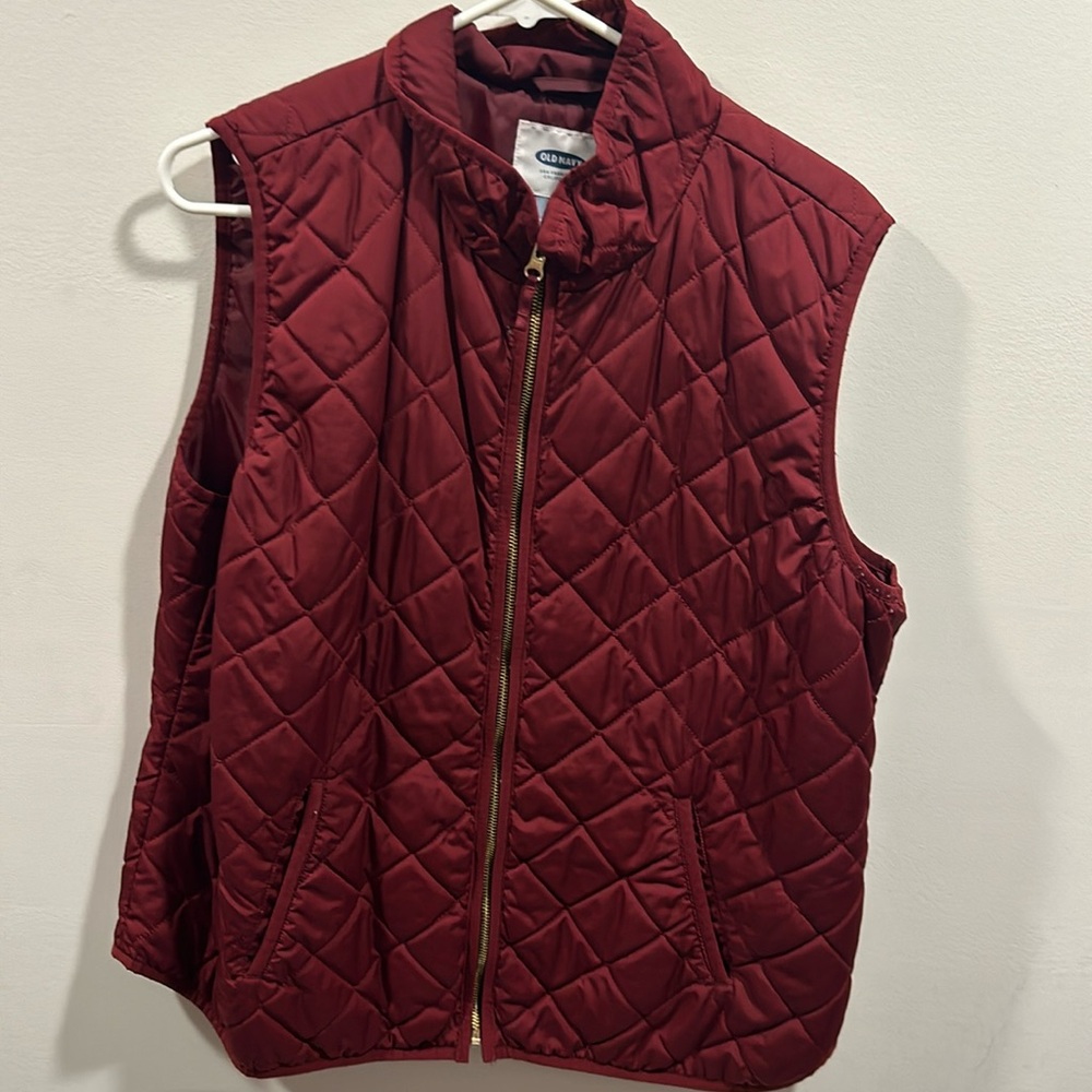 Deep Red Old Navy Vest
